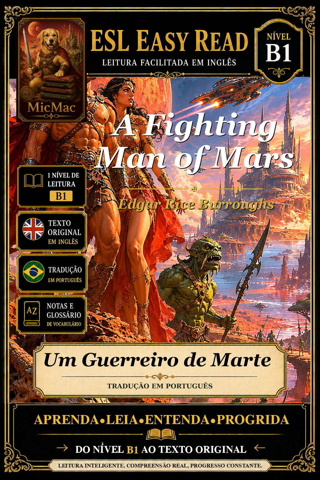 Capa de Um Guerreiro de Marte