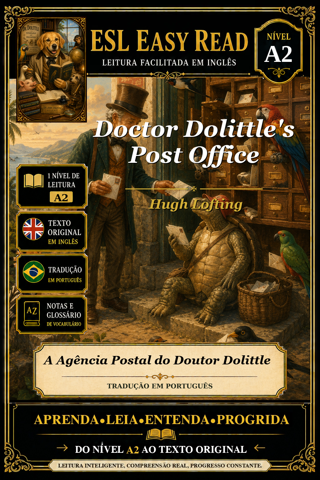 Capa de A Agência Postal do Doutor Dolittle