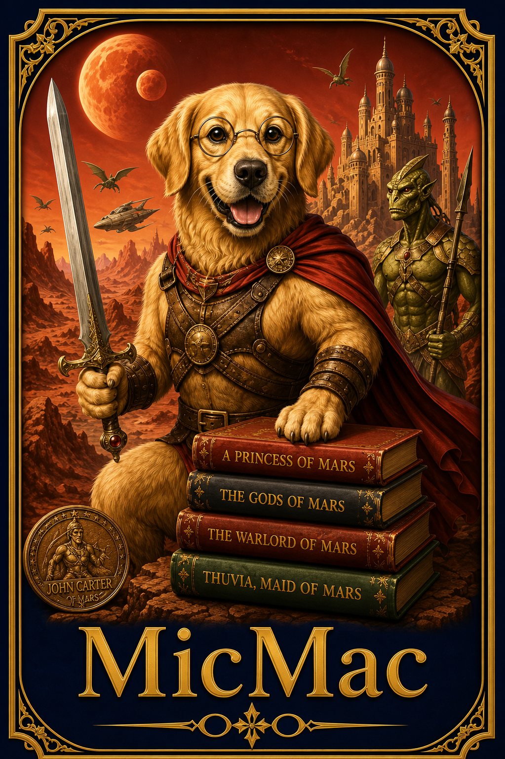 Logo Romances de Marte de Edgar Rice Burroughs