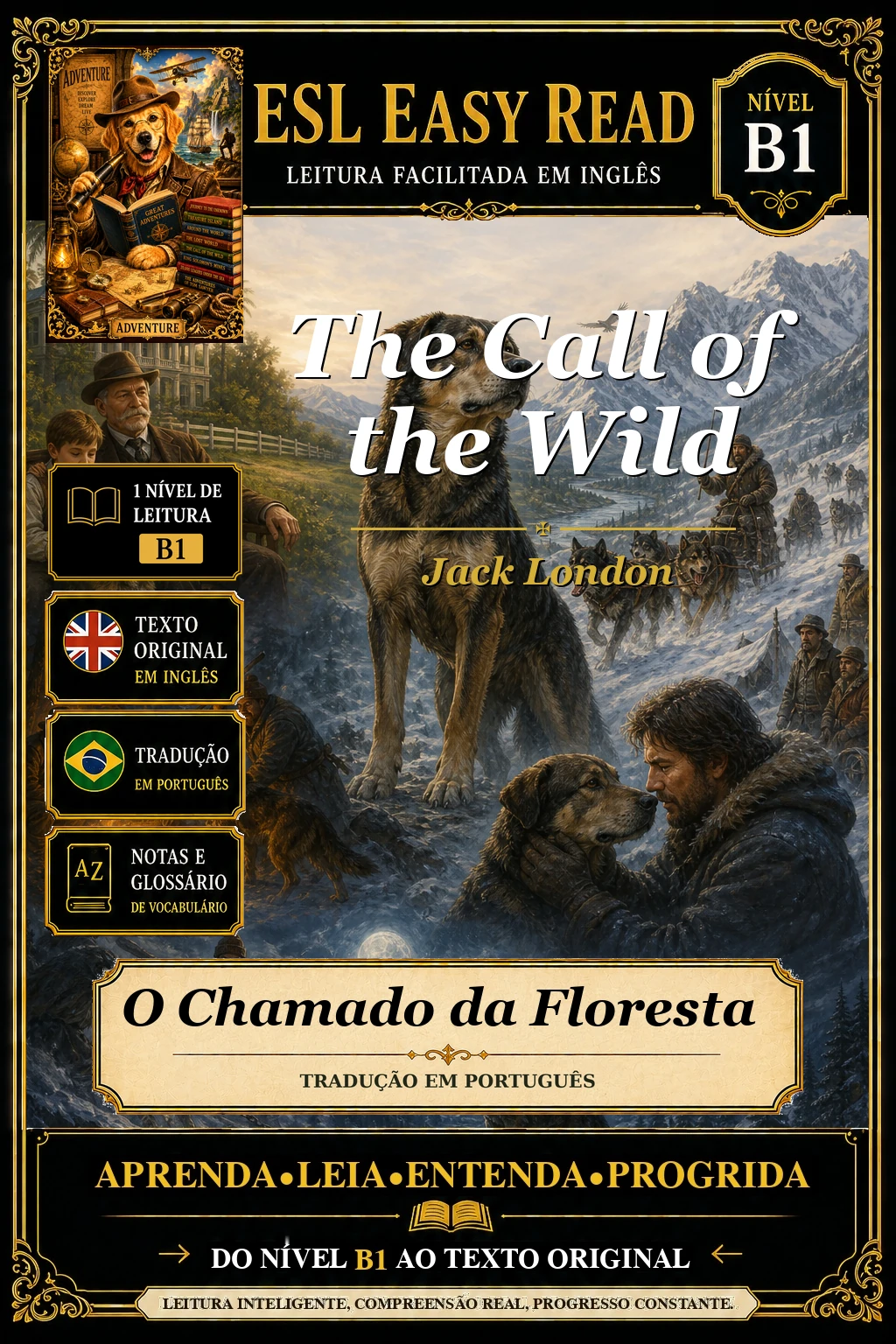 Capa do e-book O Chamado da Floresta, de Jack London