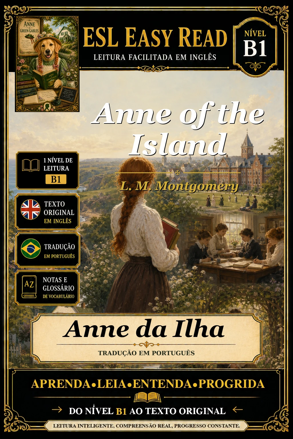 Capa do e-book Anne of the Island, de L. M. Montgomery
