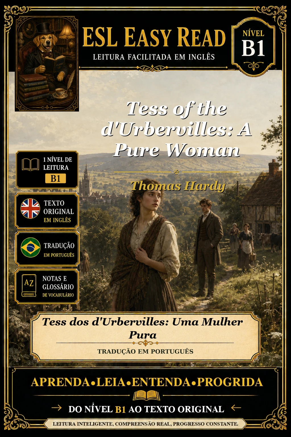 Capa do e-book Tess of the d'Urbervilles: A Pure Woman, de Thomas Hardy