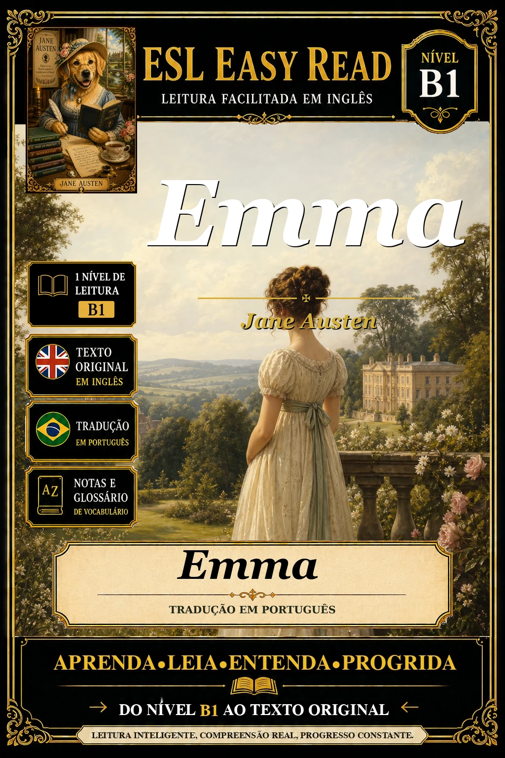 Capa de Emma, de Jane Austen