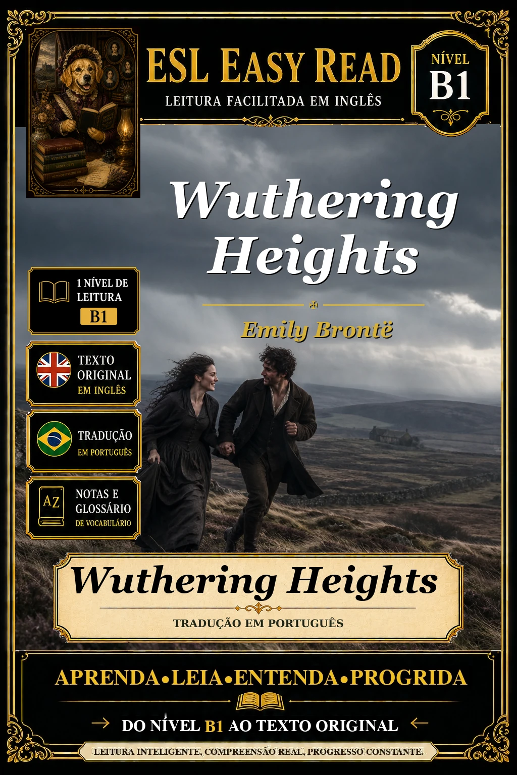 Capa de Wuthering Heights, de Emily Brontë