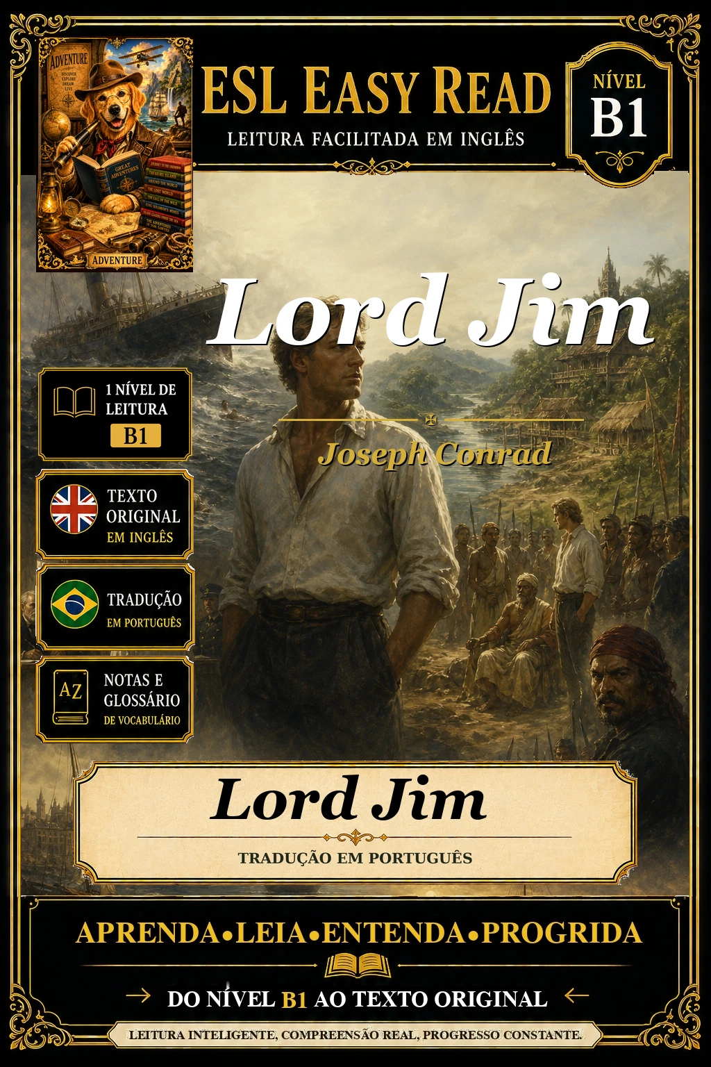 Capa de Lord Jim, de Joseph Conrad