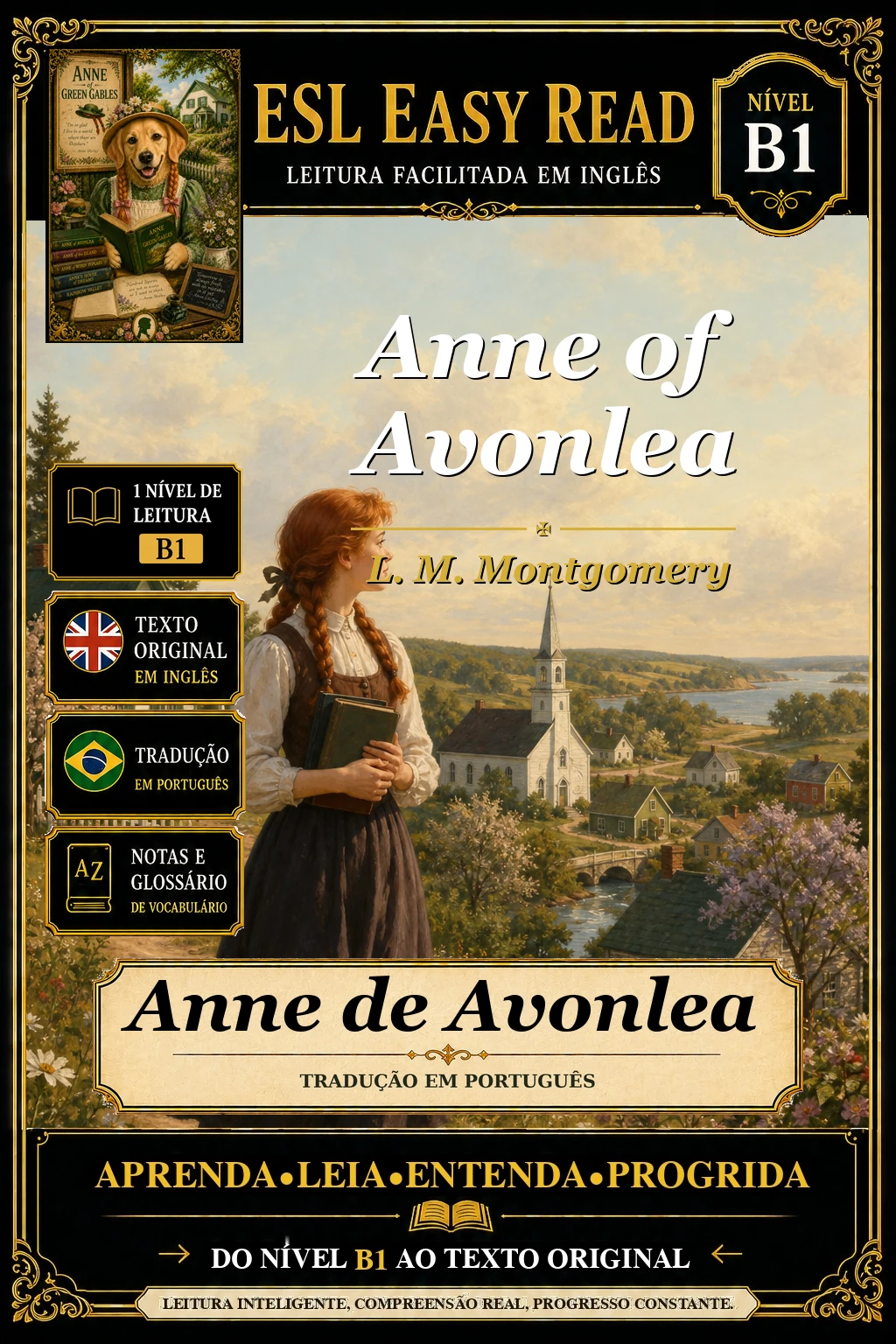 Capa do e-book Anne of Avonlea, de L. M. Montgomery