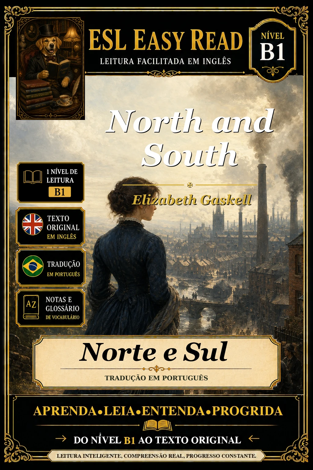 Capa de Norte e Sul, de Elizabeth Gaskell