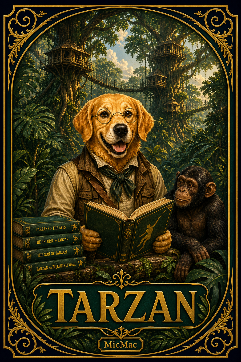 Logo Romances da Selva de Edgar Rice Burroughs