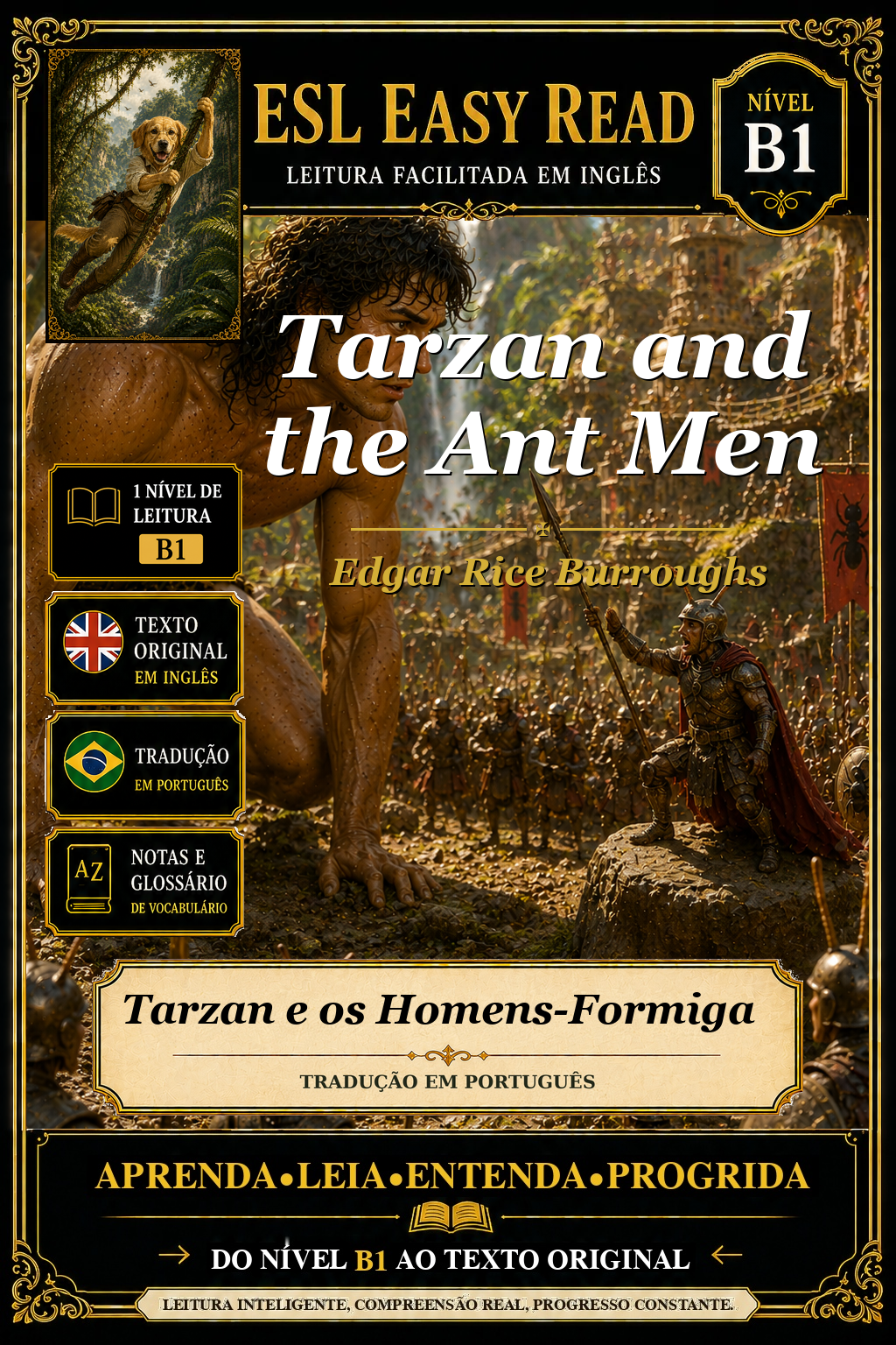 Capa de Tarzan e os Homens-Formiga