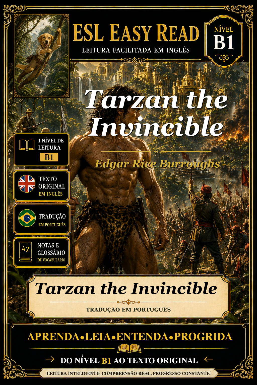 Capa de Tarzan the Invincible
