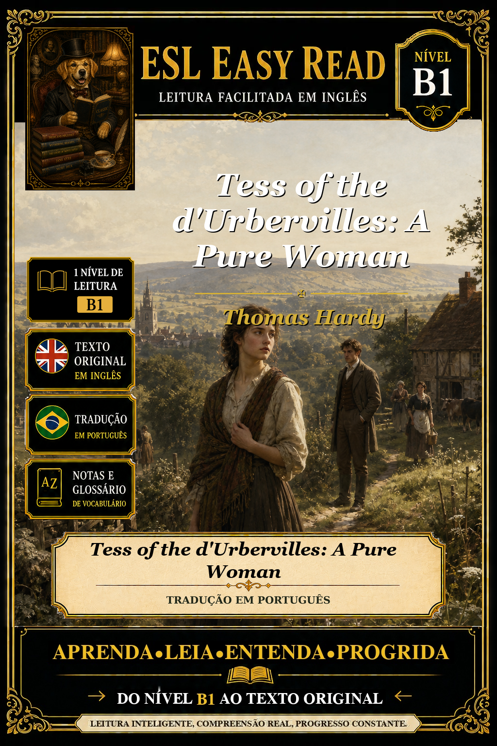 Capa de Tess of the d'Urbervilles: A Pure Woman