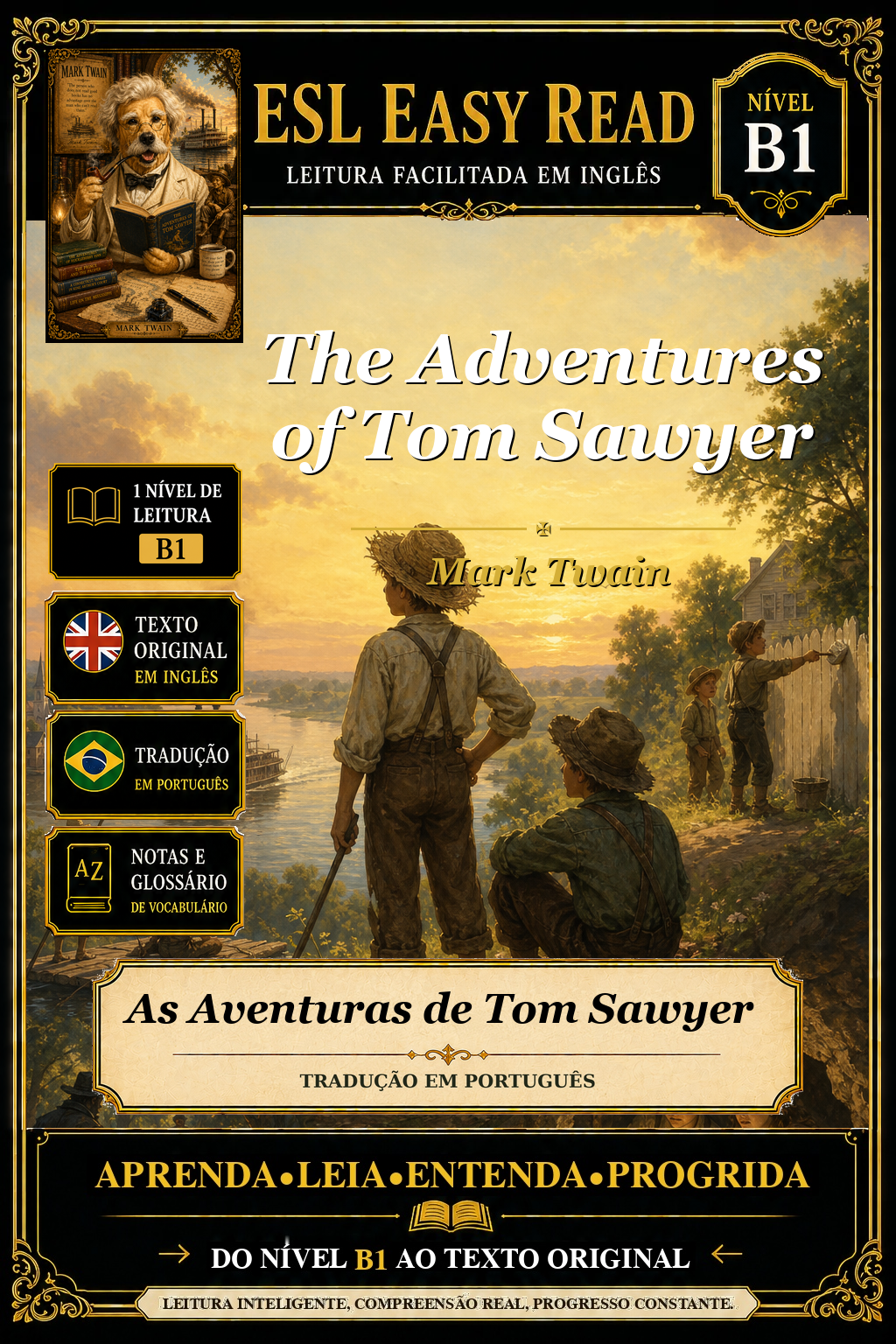 Capa de As Aventuras de Tom Sawyer