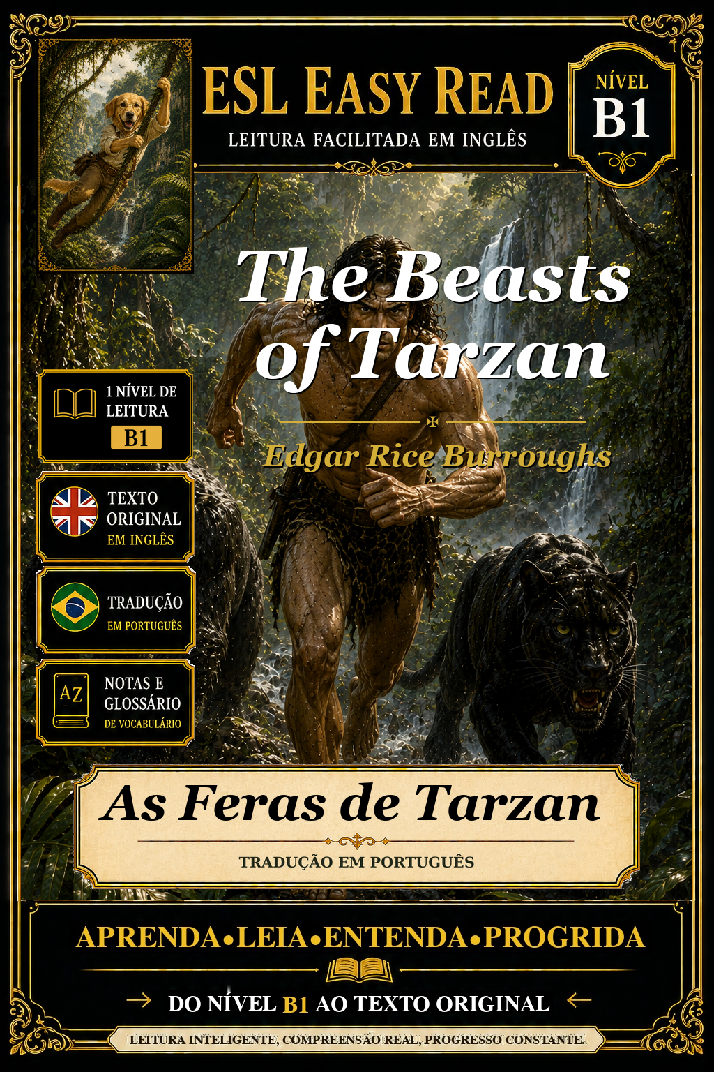 Capa de As Feras de Tarzan