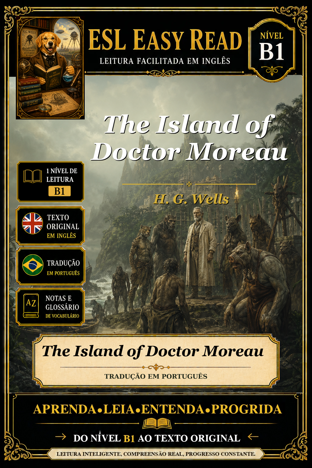 Capa de The Island of Doctor Moreau