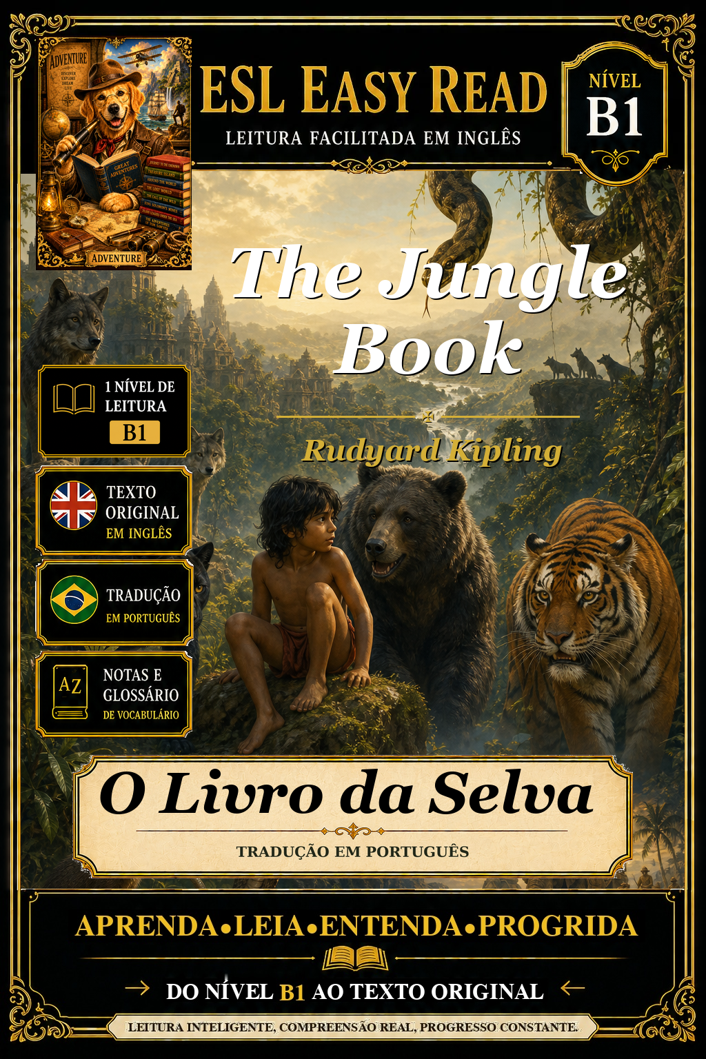 Capa de O Livro da Selva