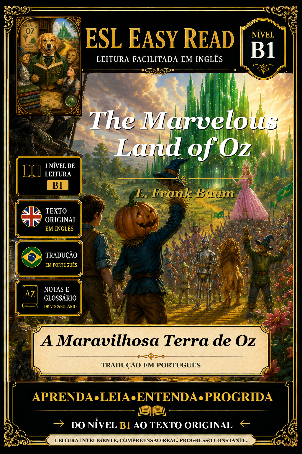 Capa de A Maravilhosa Terra de Oz