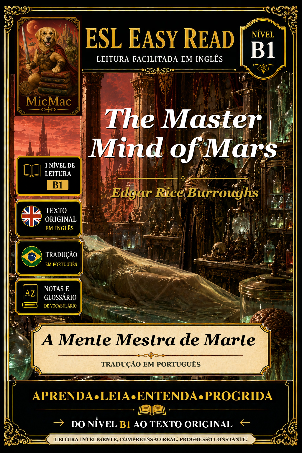 Capa de A Mente Mestra de Marte