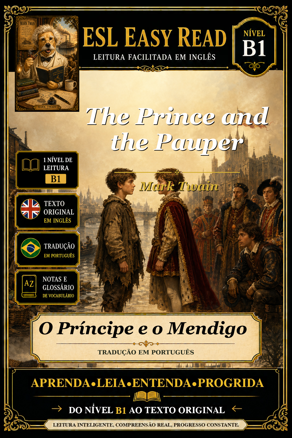 Capa de O Príncipe e o Mendigo