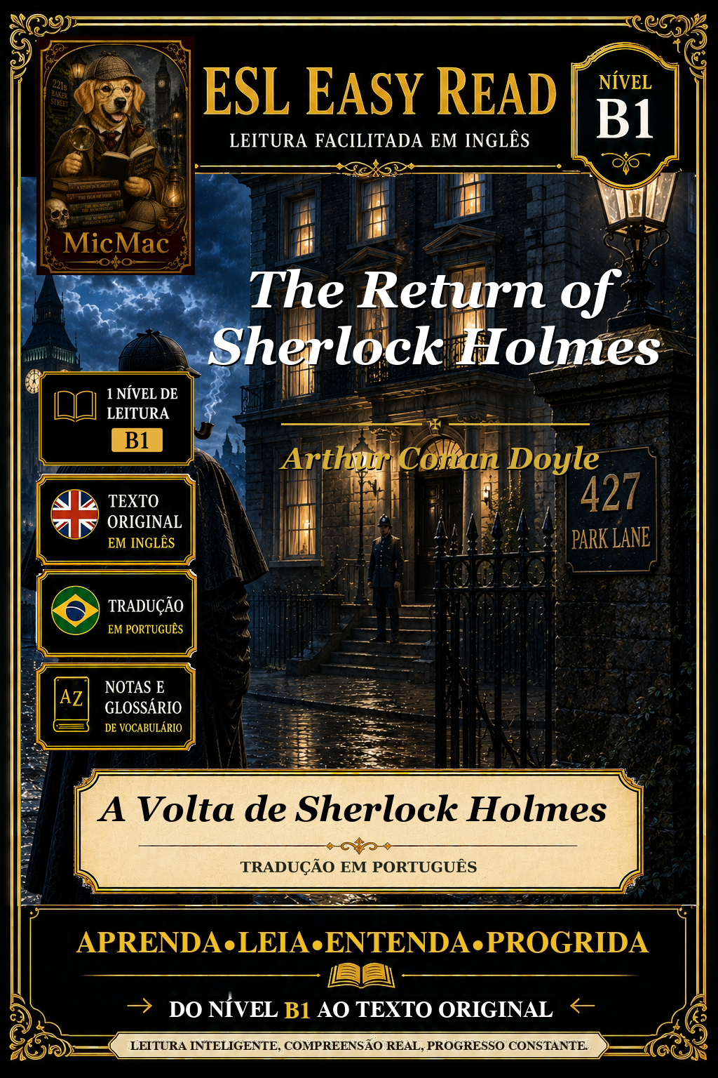 Capa de A Volta de Sherlock Holmes