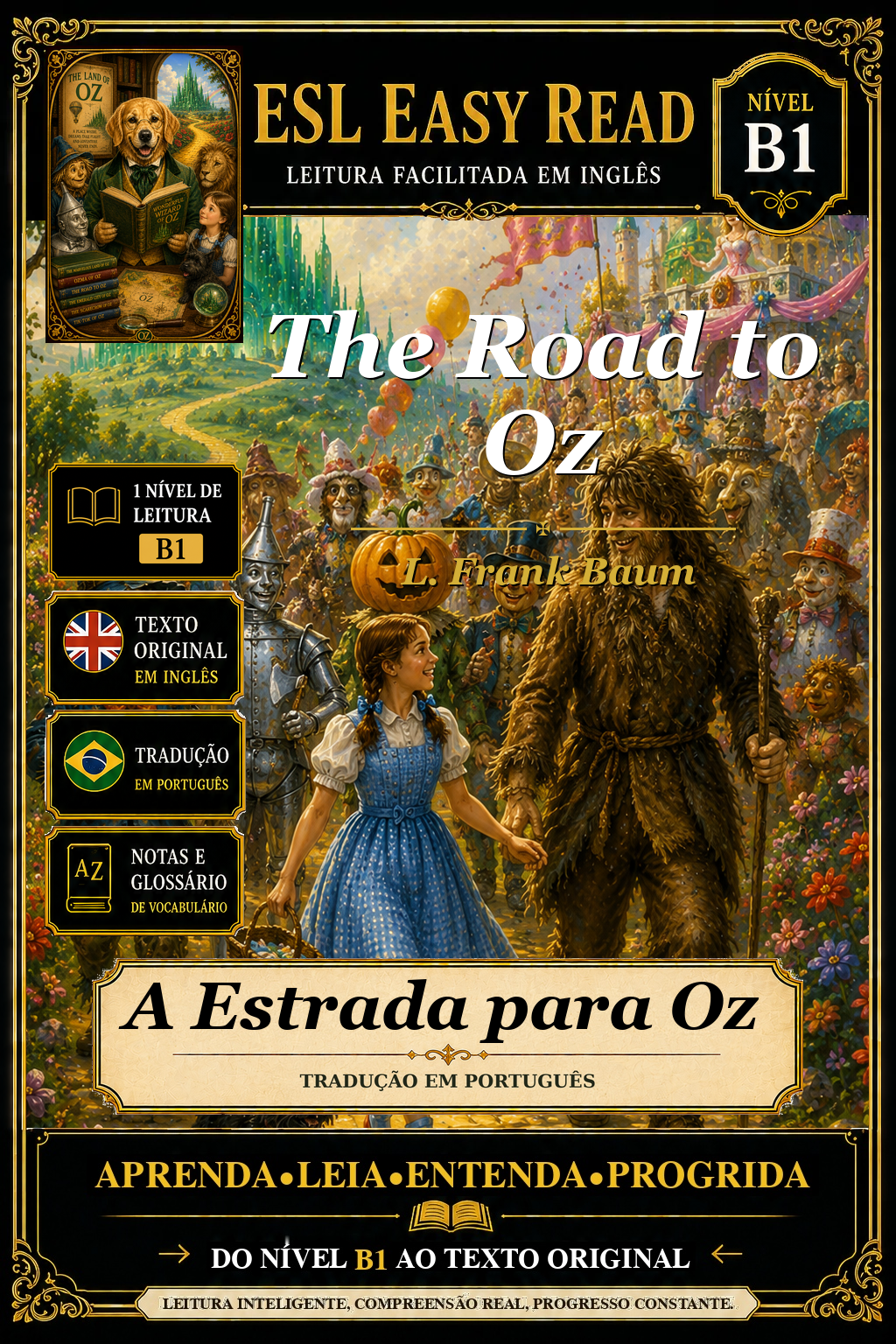 Capa de A Estrada para Oz