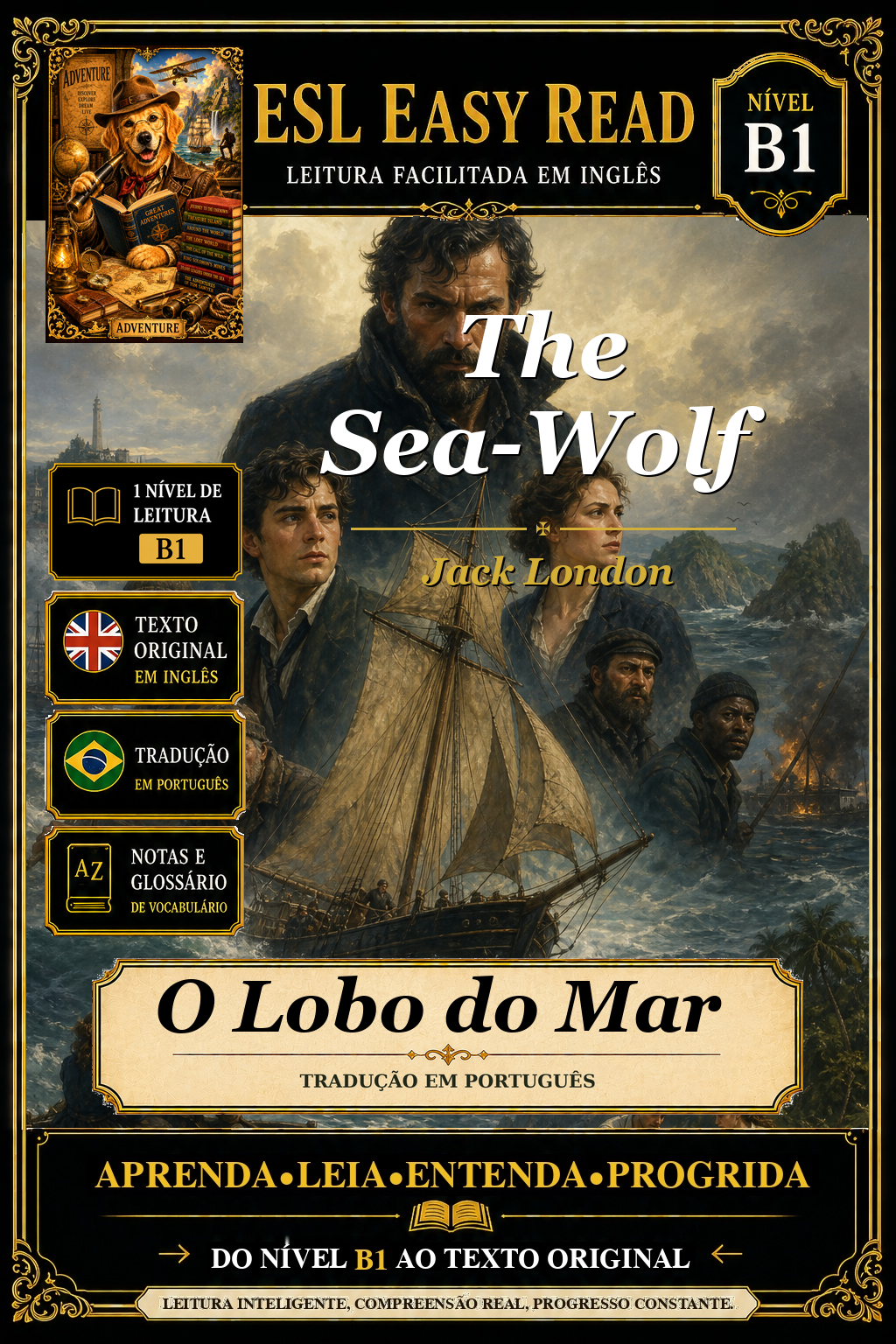 Capa de O Lobo do Mar