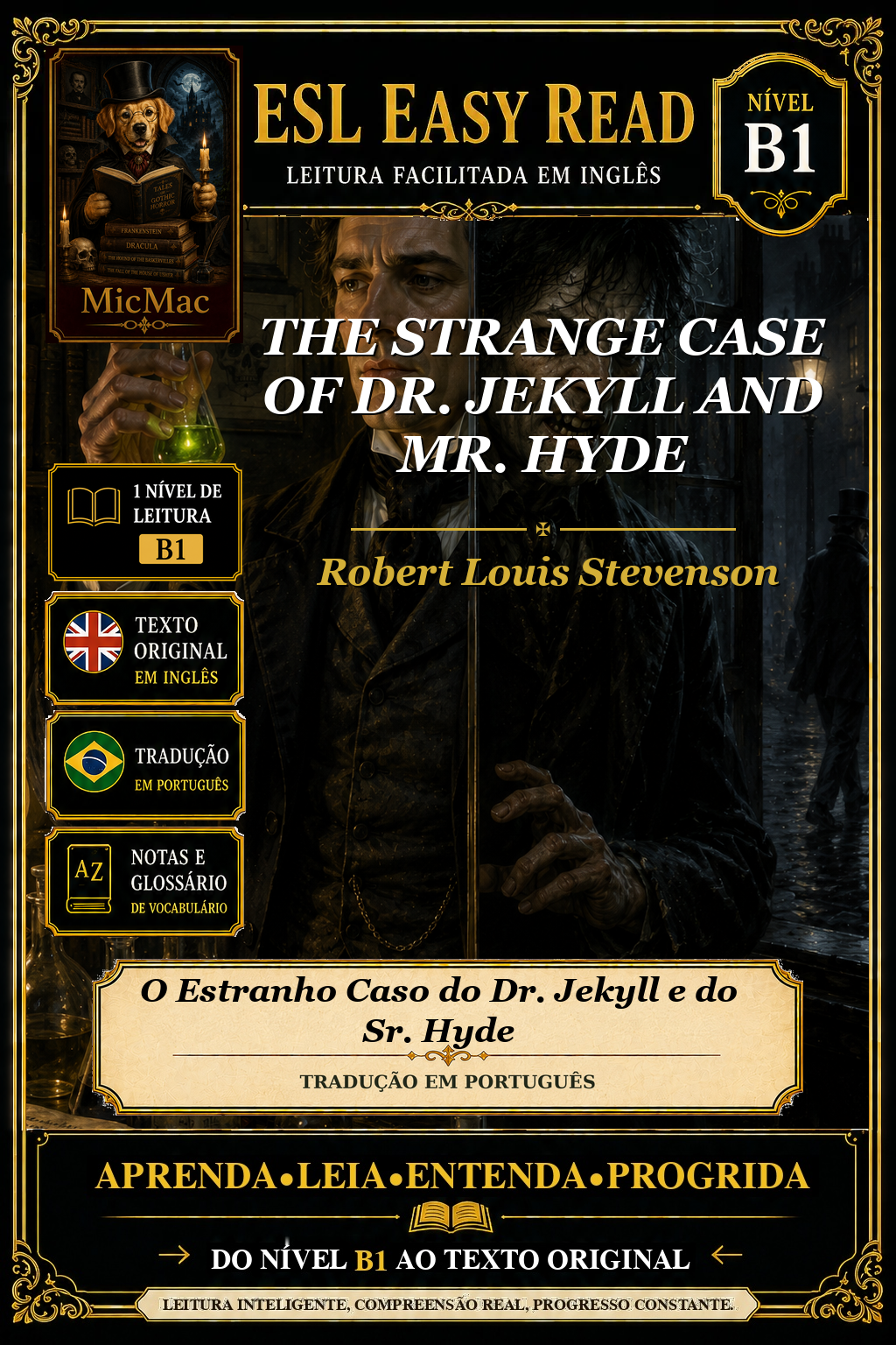 Capa de O Estranho Caso do Dr. Jekyll e do Sr. Hyde