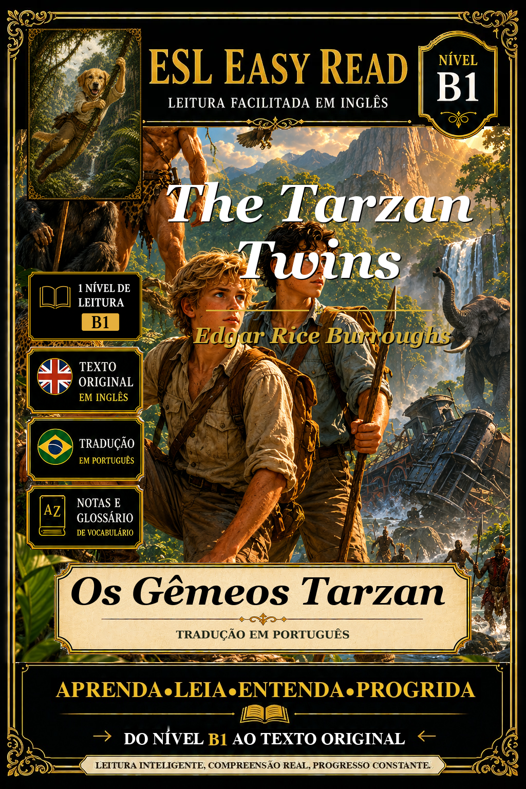 Capa de Os Gêmeos Tarzan