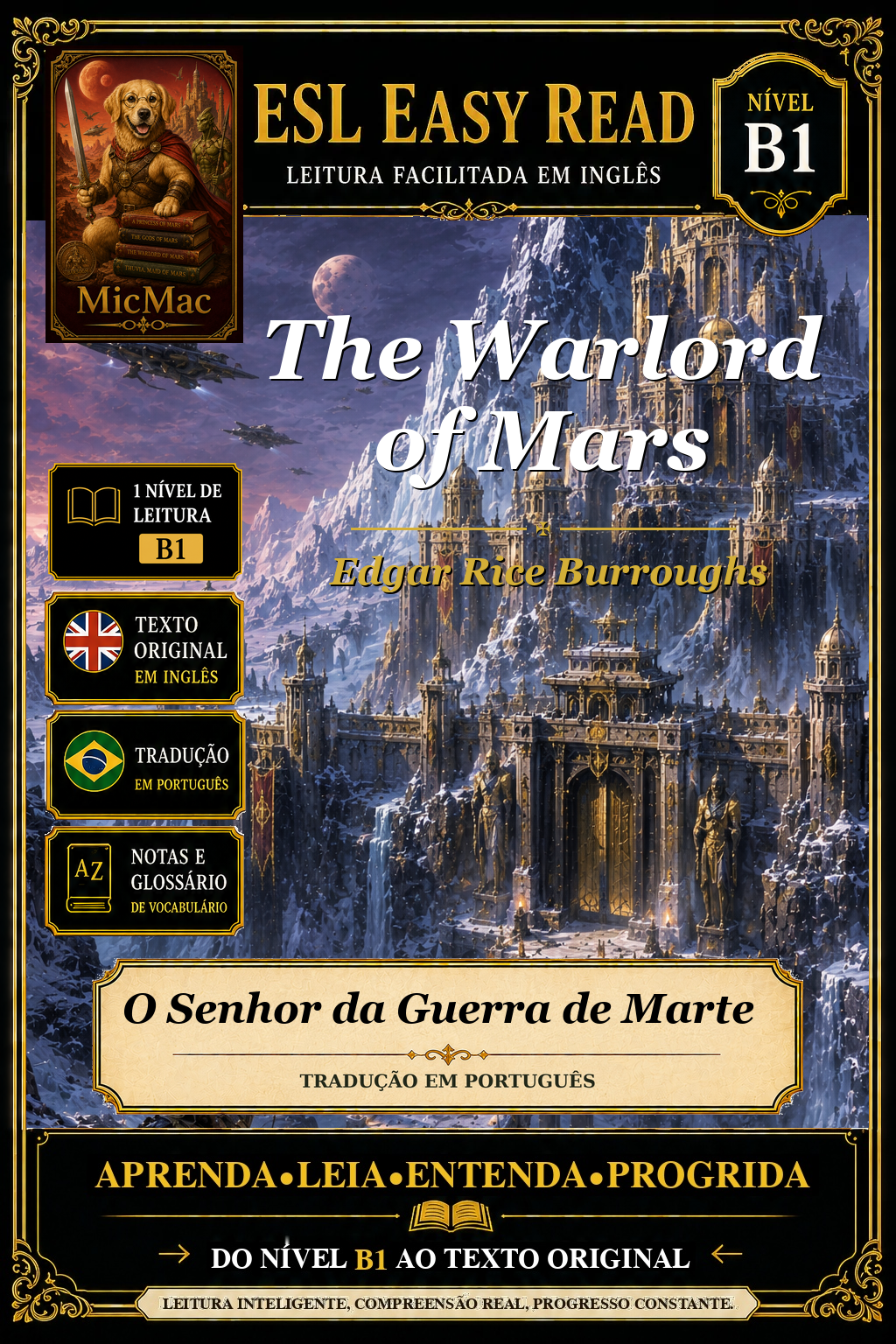 Capa de O Senhor da Guerra de Marte